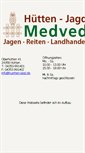 Mobile Screenshot of huetten-jagd.de